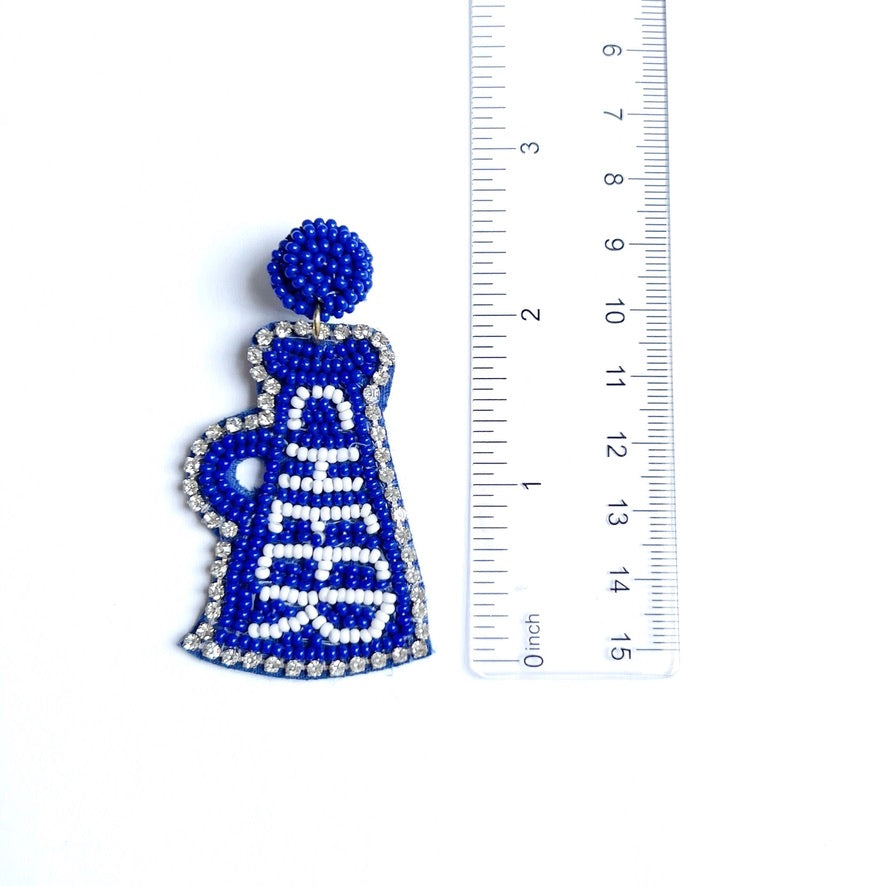Cheer Megaphone Earrings