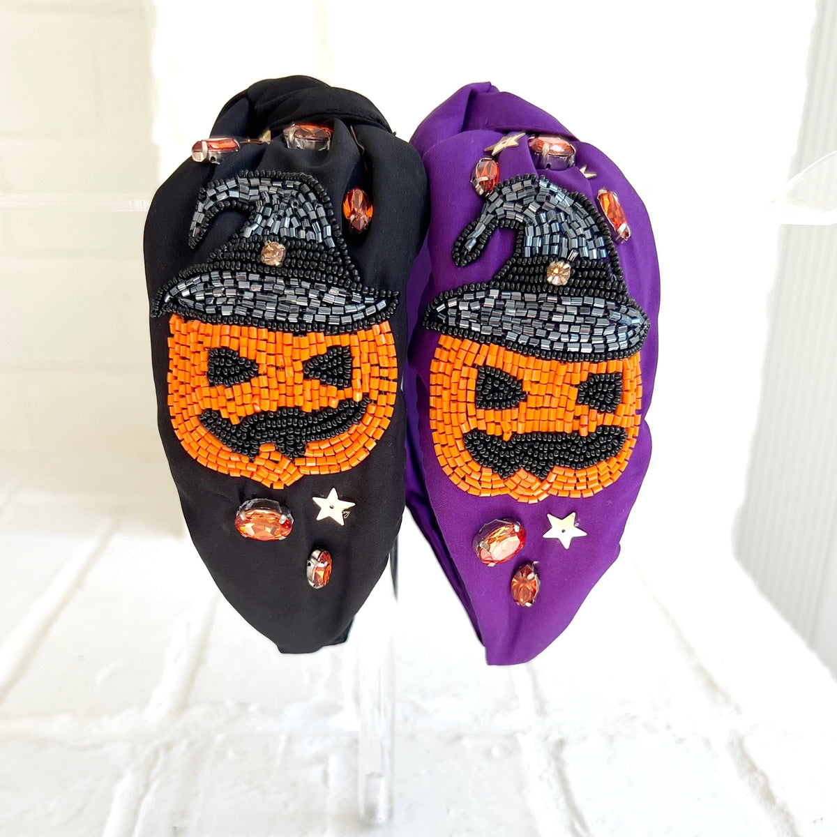 Halloween Headband: Pumpkin Witch Costume Party Hair Accessory