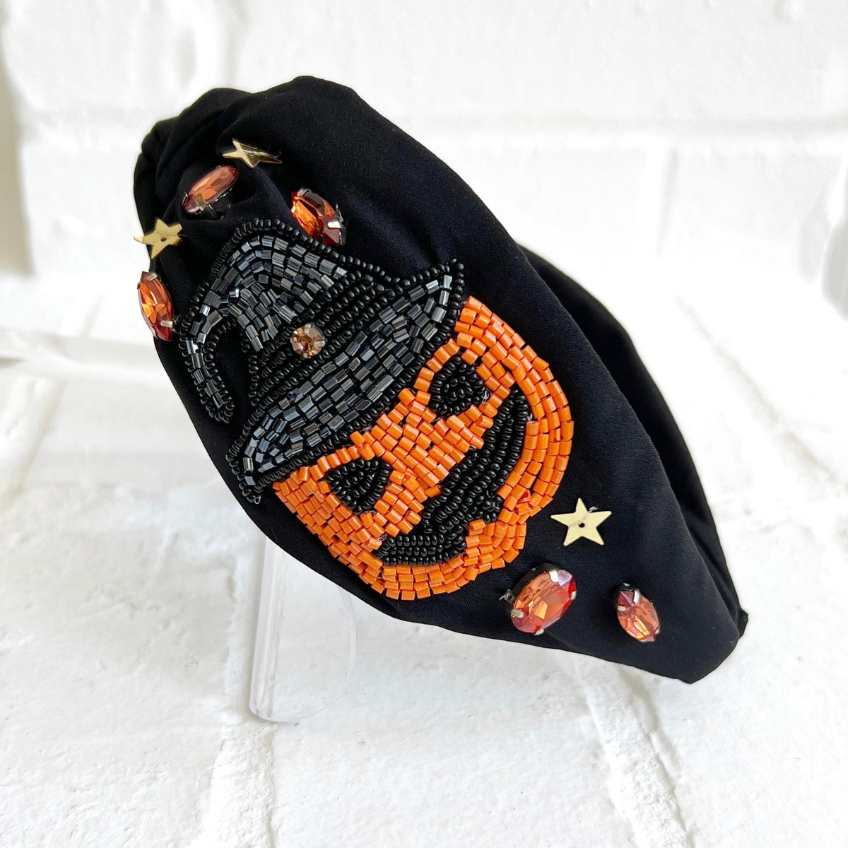 Halloween Headband: Pumpkin Witch Costume Party Hair Accessory